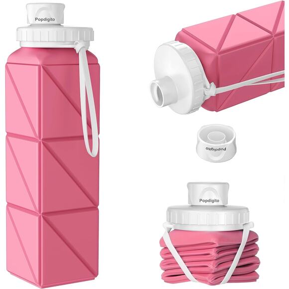 Collapsible Water bottles with Leakproof Lid - Picture 3 of 3